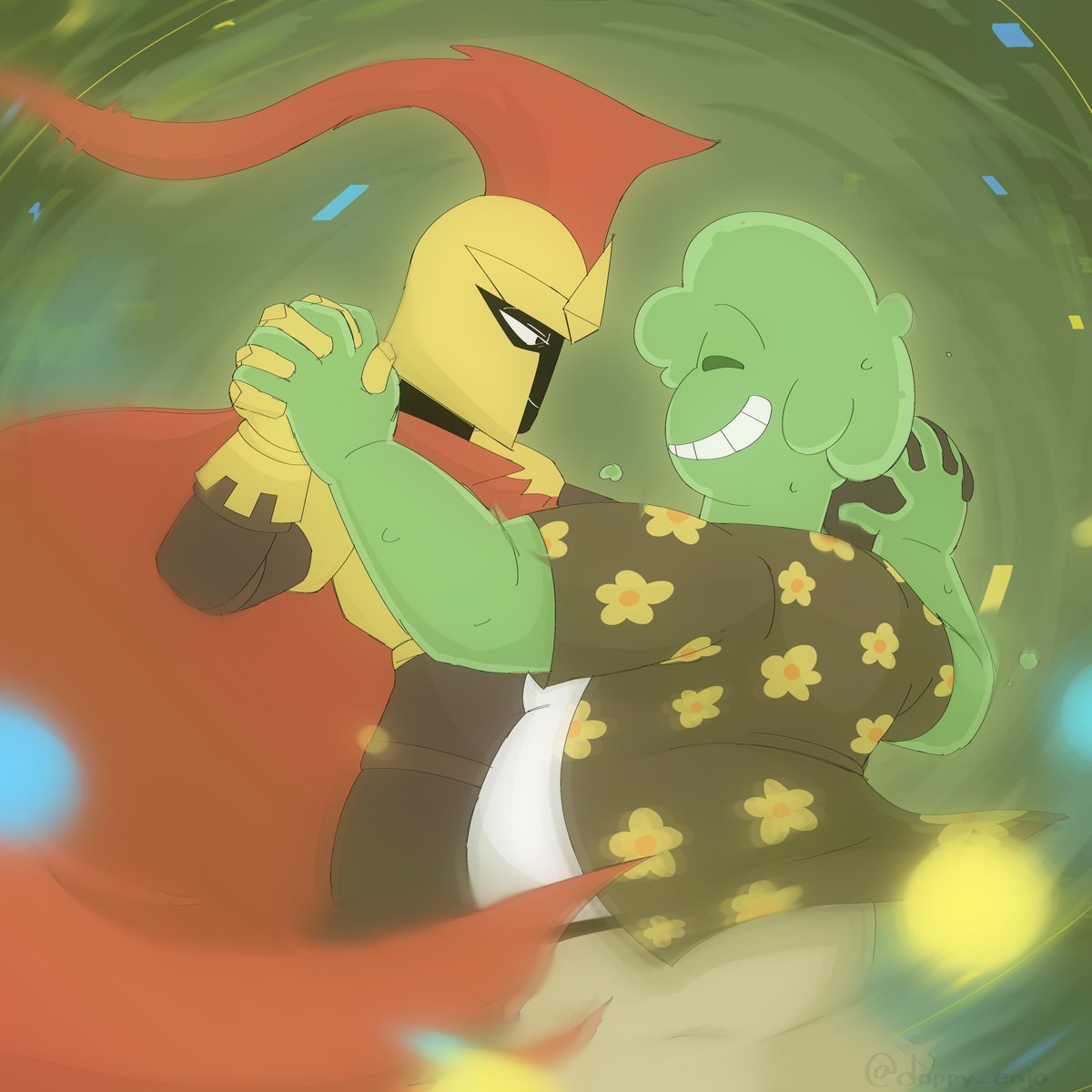doppy_enjo's tweet photo. A glimpse of me and you, Oh you were a good dream...

#sfawtde #dawtde #averythemayo #d3rlord3 #slimeknight https://t.co/y816gSpZNX