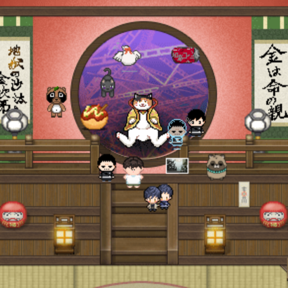 uramiosorezan's tweet photo. #あの夜から、五年
集合撮影にご参加いただきありがとうございました！
閉会までお楽しみください🐈（閉会アナウンスは21時におこないますが、会場は22:50まで利用可能です） https://t.co/3PwMGnaJiq