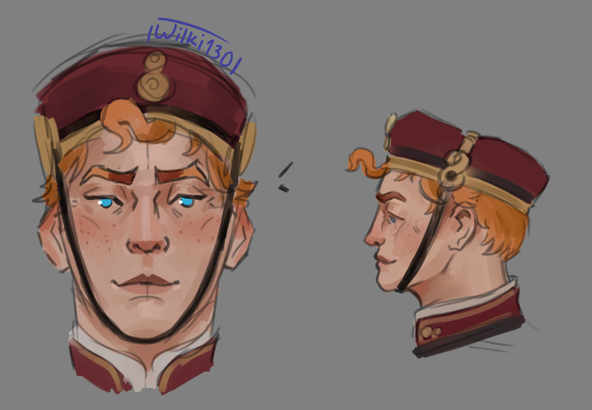 Wilki131's tweet photo. I don't think I posted my first ever attempt at drawing the Doorman yet. #deadlock #deadlockart #doorman #thedoorman https://t.co/wK4OdtzJq3