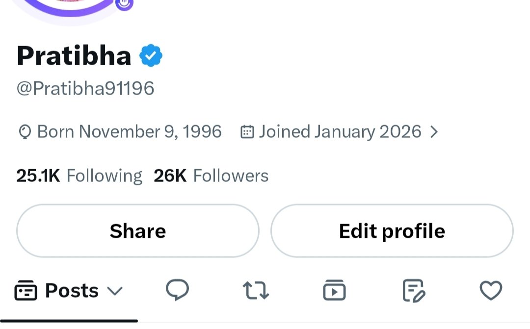 Pratibha91196's tweet photo. 🎉 Finally 26K Followers Complete on X! 🎉
THANK YOU ALL FOR YOUR AMAZING SUPPORT ❤️🙏
26K STRONG — LET’S GROW TOGETHER! 🚀 https://t.co/RHLCGYMl2q