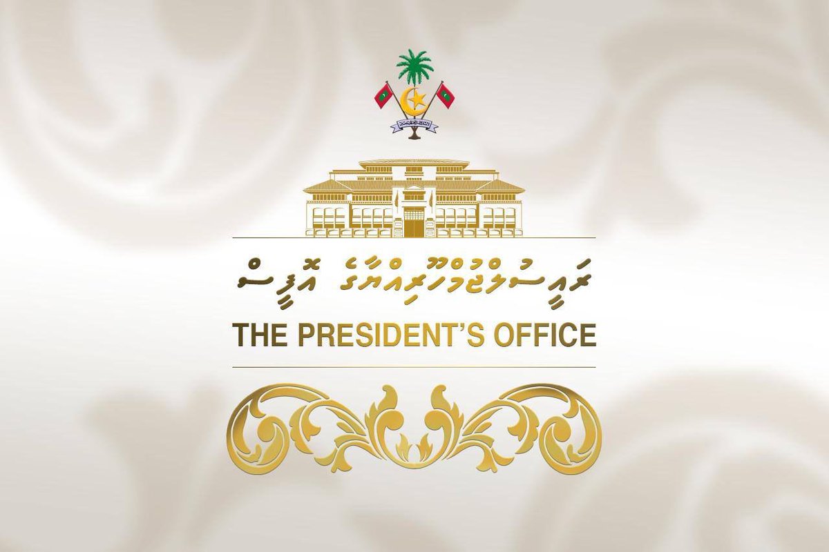 presidencymv's tweet photo. ރައީސުލްޖުމްހޫރިއްޔާ، ޕްރިންސިޕަލް ސެކްރެޓެރީ ޓު ދަ ޕްރެޒިޑެންޓް ފޮރ ނޭޝަނަލް ޓެރިޓަރީ އެންޑް ސޮވްރިނިޓީގެ މަޤާމަށް އަލްއުސްތާޛާ ޢާއިޝަތު ޢާޒިމާ ޝަކޫރު ޢައްޔަންކުރައްވައިފި  https://t.co/4g6ojMY4Jj https://t.co/ewovmAwcZ7