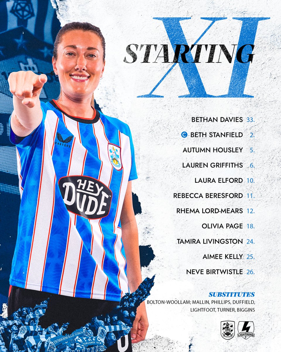 HTAFCWomen's tweet photo. 𝐓𝐄𝐀𝐌 𝐍𝐄𝐖𝐒 🗞️

Here’s how we line-up for our first home @FAWNL
Northern Premier Division fixture against Loughborough Lightning 📷 

#htafcw | #htafc https://t.co/aLFSfCnV7P