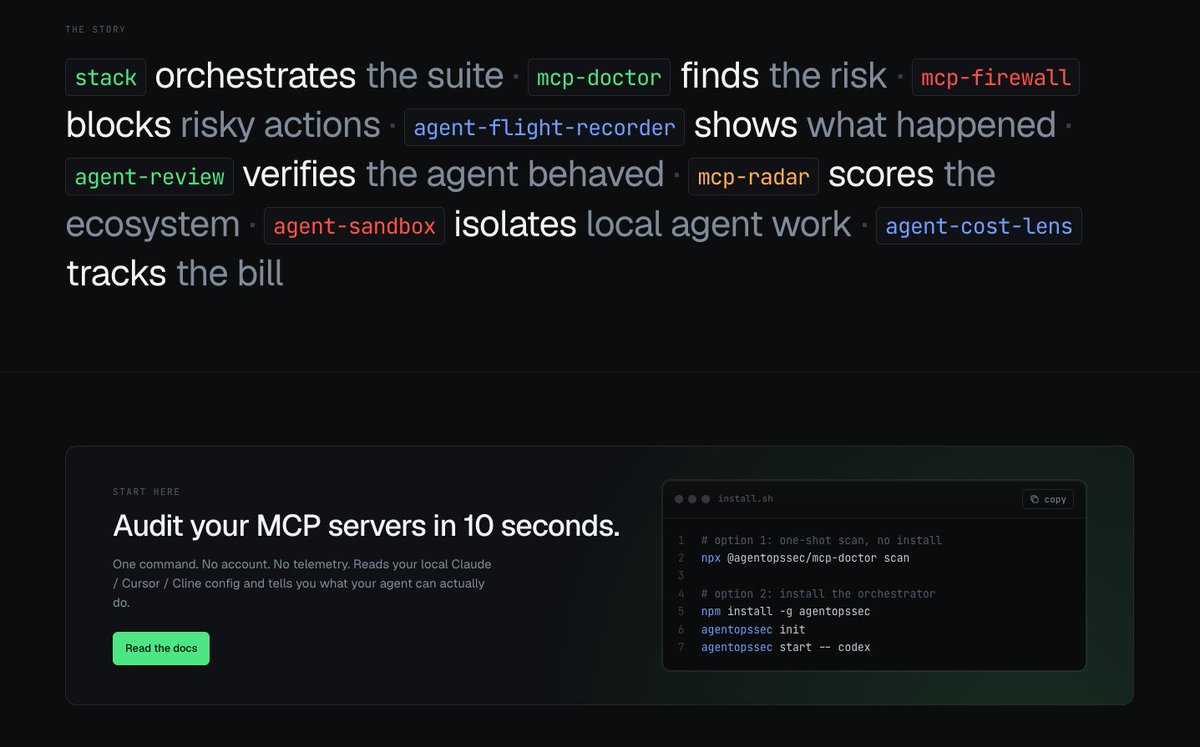 AgentOpsSec tweet picture