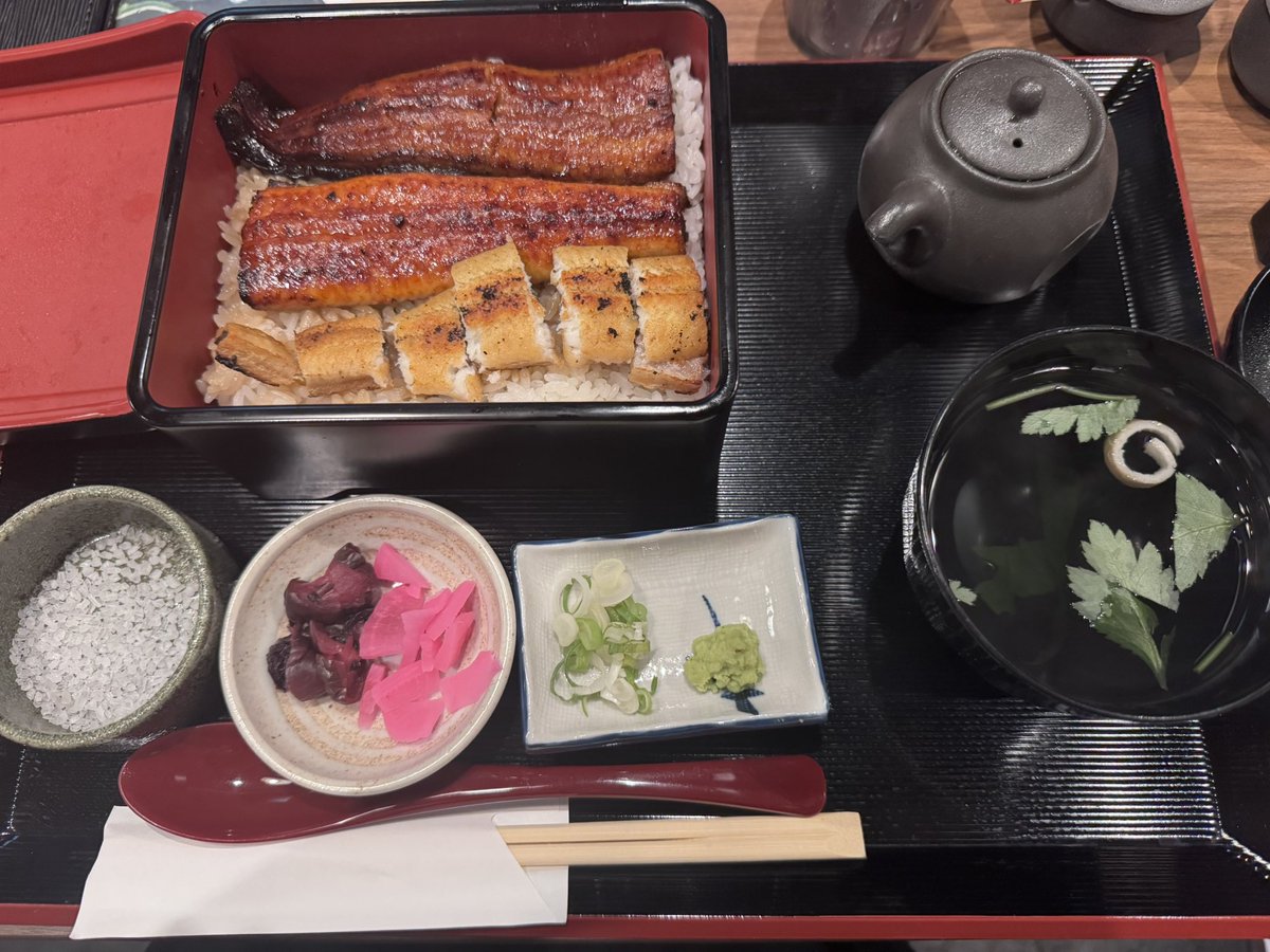 2947Queen's tweet photo. 腎臓に問題があり入院して手術して退院したけど高熱が続き今日やっと平熱に戻った❣️
少しの入院だったけど、家の事とか体調不良で動けないし、本当に大変だった💦
いつになったら普通の生活が出来るか心配だったけど、無事治って良かったよ😊
快気祝いで旦那がご馳走してくれた🤭
#柏
#鰻 https://t.co/LZ9Ar0HR78