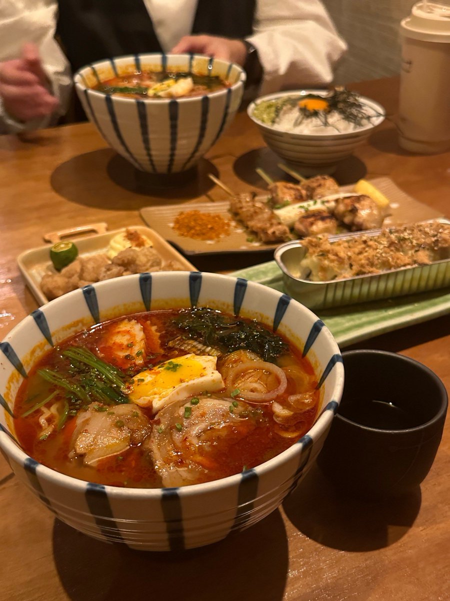 99Ruethairat's tweet photo. Latenight street stall warm bowl of miso soup and grilled fish, chatting with the old owner – that’s the best cure for post-nightshift tiredness. https://t.co/usf9VF5nI8