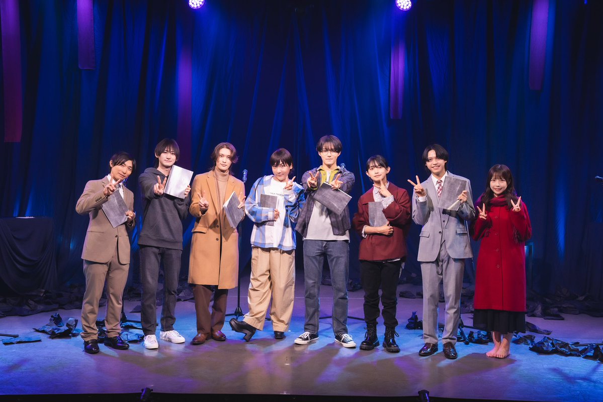 motokanocturne's tweet photo. 🕯️朗読歌劇「元彼女夜想曲〜モトカノクターン〜」終演いたしました❤️‍🔥

劇場にお越しくださった皆さま、遠くから応援してくださった皆さま、本当にありがとうございました！

ロビーを彩ってくださった応援熨斗にも心より感謝申し上げます‼️
ありがとうございました！✨

#元彼女夜想曲 https://t.co/HvlEiZtHbo