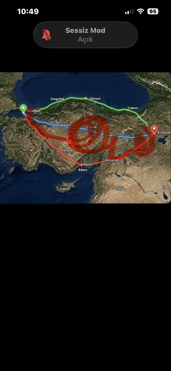 CnpDnz's tweet photo. @Zafervaix Yeni rota bulundu Kuzey yönünde ilerleyin 😁😁 https://t.co/oagYtvTrDc