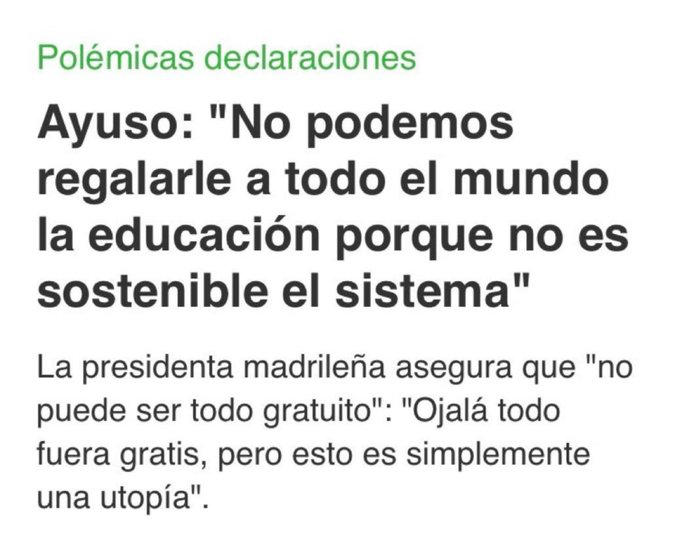 peteom's tweet photo. Si regalamos la educación, no me puedo comprar un ático https://t.co/MaWt7mvoG1