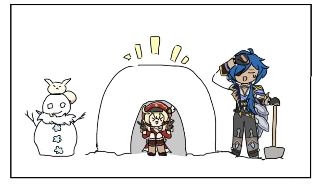 ainatsumikan_'s tweet photo. スネージナヤ行ったら一緒に雪で遊んでて欲しいな　#原神 https://t.co/Jr7AOdONXz
