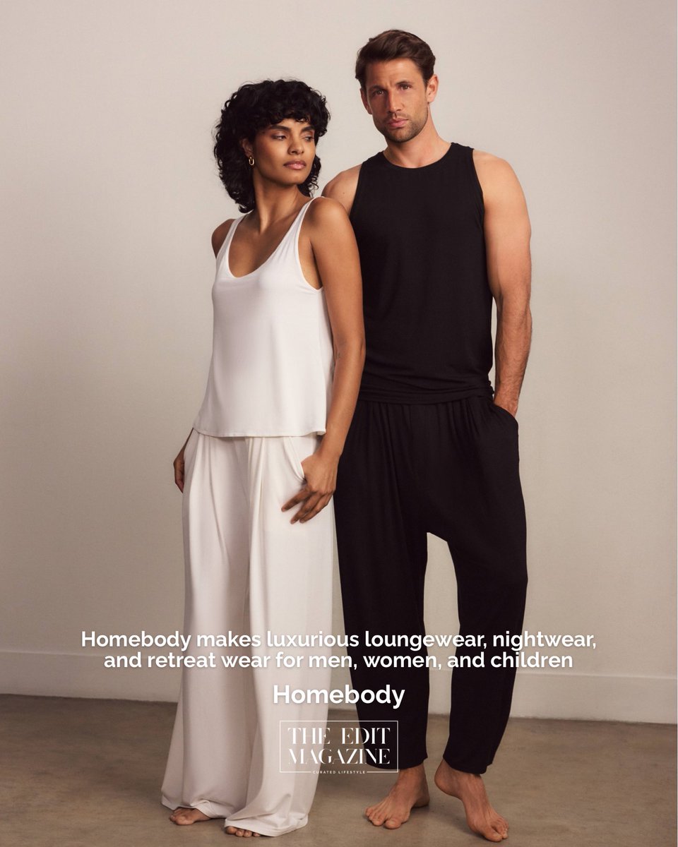 TheEditMagazine's tweet photo. Fashion Spotlight: Homebody

Homebody makes elegantly soft loungewear, sleepwear and retreat wear. The brand was founded more than 20 years ago by British designers Beverley Calvert and Susannah Manning. https://t.co/1QOUOqaCOX