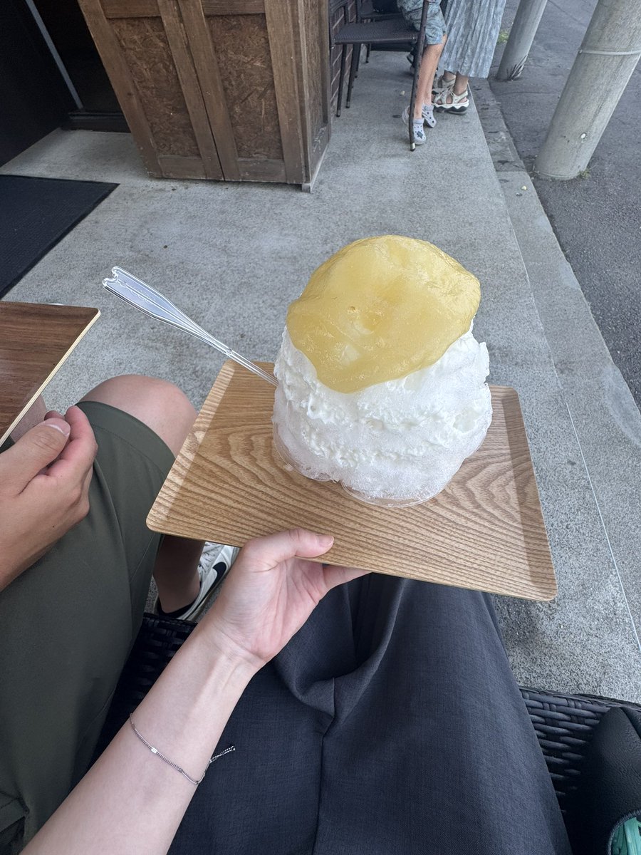 y03344's tweet photo. 蘭島にあるかき氷屋さん🍧 https://t.co/p7iyCiX1JQ