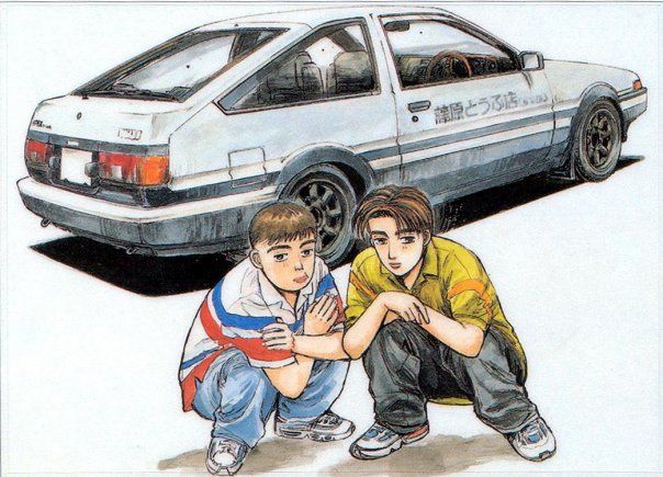 retro_anime's tweet photo. Initial D https://t.co/Yze3Yk4sse