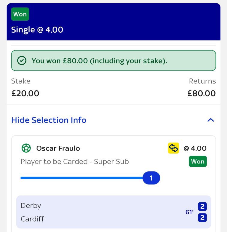 YellowCardEdge's tweet photo. What a start to the new Free group! 

4.0 Single✅
4.75 Single✅
15.0 Double✅

Get involved IT’S FREE! our next bets will be shared soon🔥👇

https://t.co/RvUg1T371l https://t.co/b11fEVNUXO