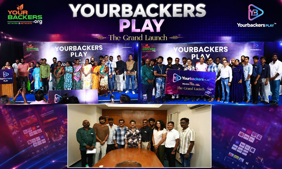 kalaipoongavij1's tweet photo. #YourbackersPlay, #YourbackersFoundation, #KishoreAditya

உலகின் முதல் இலாப நோக்கற்ற 'யுவர்பேக்கர்ஸ் பிளே' ஓடிடி தளம் கோலாகலத் தொடக்கம்!
https://t.co/Vwbm80cp5Uஉலகின்-முதல்-இலாப-நோக்கற/

@shiekpro #NonProfitOTT, #TamilOTT, #FirstNonProfitOTT, #FreeOTTPlatform, #ImpactTicket, https://t.co/IpvFb6hpuS