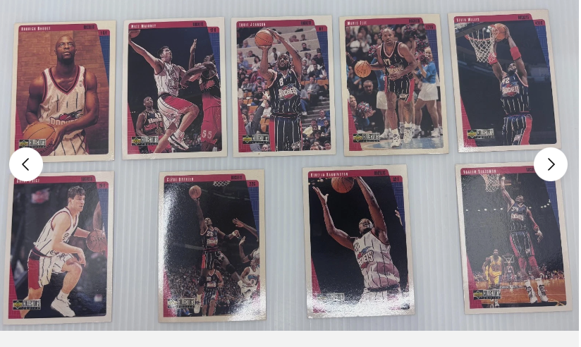DulSomdul's tweet photo. Check out 1997-98 Upper Deck Collector's Choice Houston Rockets Team Lot - Hakeem Olajuwon https://t.co/Lzb9gAGkut #eBay via @eBay https://t.co/NaUrbGVRoR