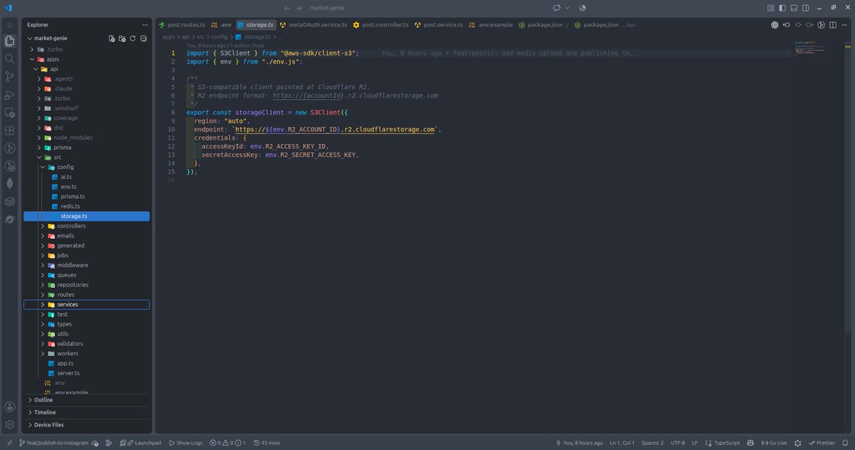 isaacmain3's tweet photo. 8 hours ago, I integrated Cloudflare R2 using the S3 SDK. Everything is progressing well.

progress is progress. https://t.co/4AXAelFfpc