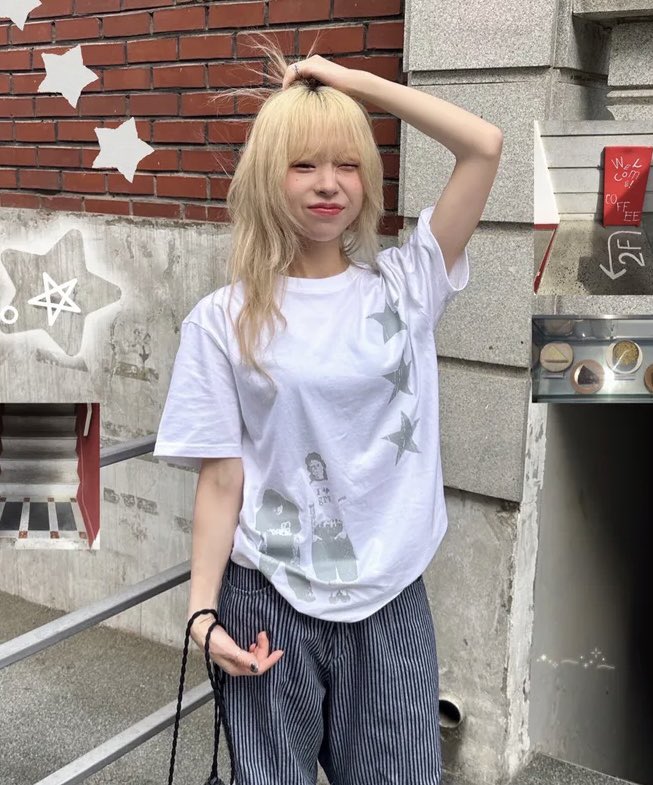 prevnseoul's tweet photo. ꒰ Pre ꒱ Graver ⊹*⟡ 👱🏻♀️⭐️🏹 ☆⋆。
unisex star 3 short sleeve t-shirt
★ ลด 45% เหลือ 850.- ส่งฟรี (มัดจำ 400.-)
🛩️ ส่งกลับแอร์ ♡ รับพรีจนกว่าคูปองจะหมดค่ะ
#graver #เสื้อgraver #พรีออเดอร์เกาหลี https://t.co/NI1GHtsRTj
