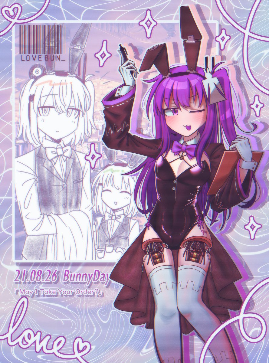 l0vebun_'s tweet photo. 💜🐇 happy (late) bunny day
-
#九十九シオン #足立レイ #茶運めぐり https://t.co/Jld27tUuXe