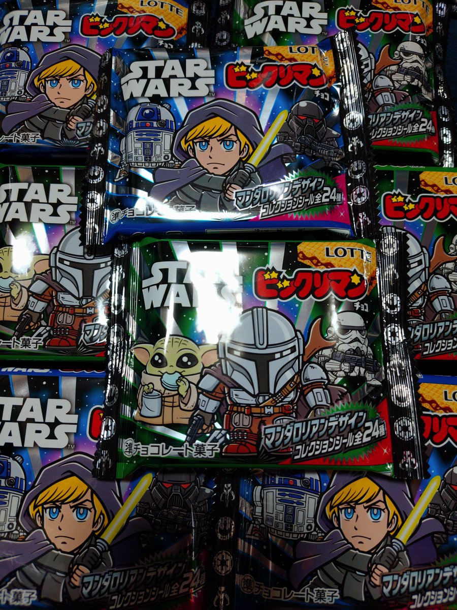 maverick244's tweet photo. スター・ウォーズビックリマンチョコ、ちょっと早目に売ってるのを見かけたからとりあえず10個買っといた！ https://t.co/1cZP2L2tTq