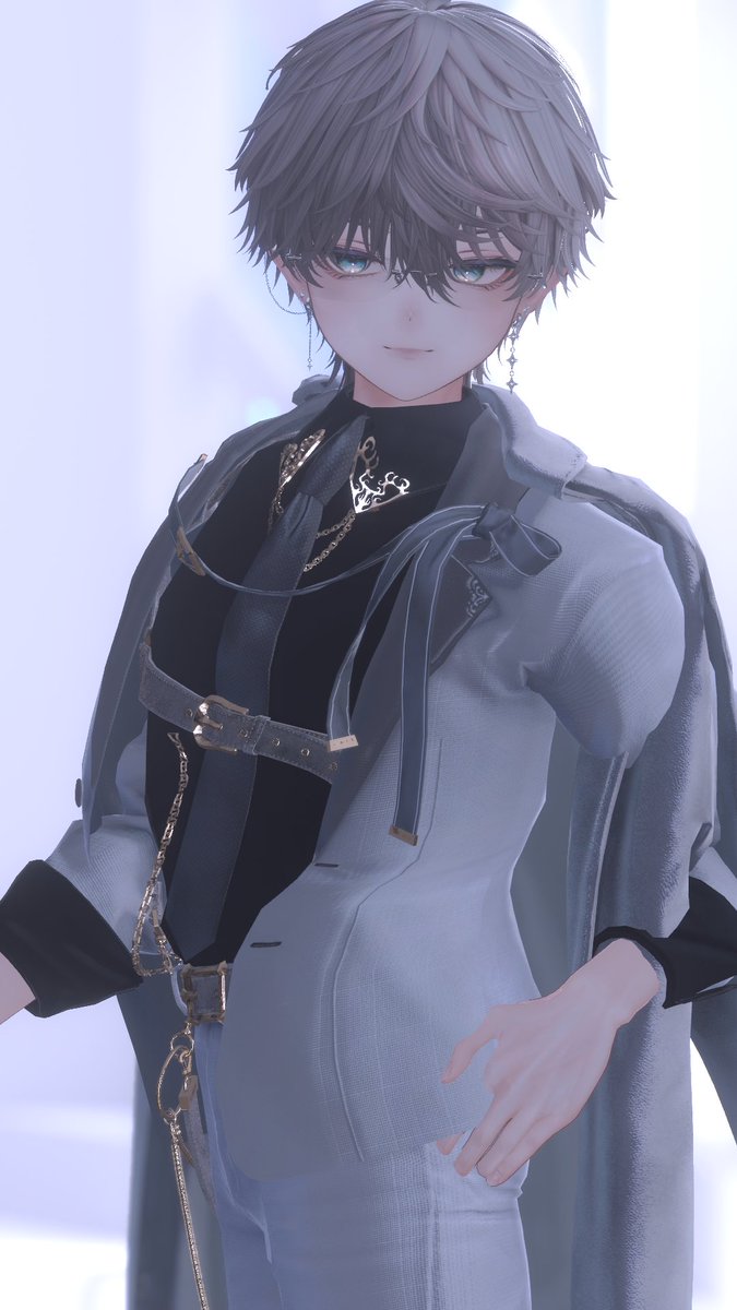 sa3rami3's tweet photo. やっと着せましたパート２🤗
スーツい良き～～～～～
#Alue3D #Alué #StudioYONO https://t.co/dMYVpPSNpL