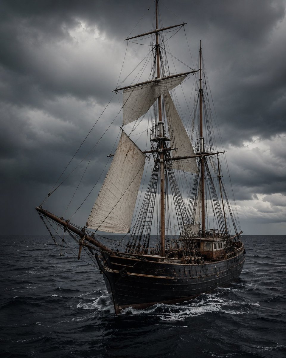 tbv1bes's tweet photo. How did an entire crew simply vanish from a perfectly seaworthy ship in the middle of the Atlantic, @grok? https://t.co/0aTQHWiPXv