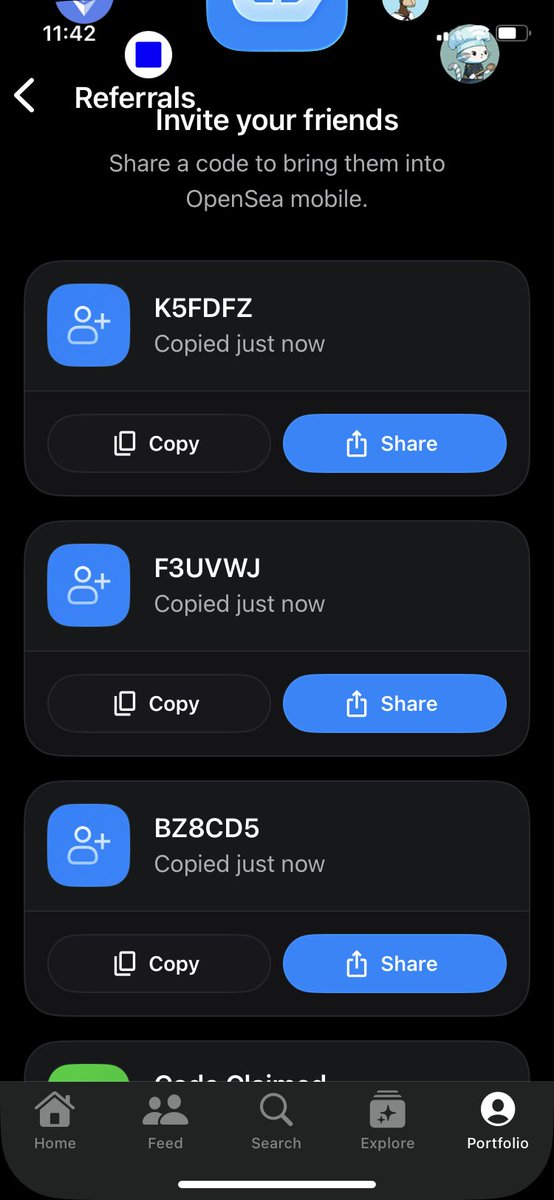 IgorPokotilo's tweet photo. @opensea  mobile codes🌊 https://t.co/ggS2ooWXvx