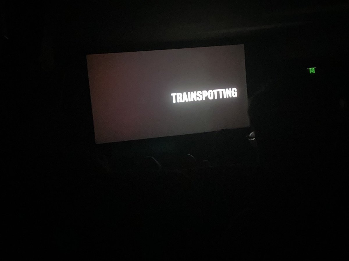 vjdeodiaries's tweet photo. trainspotting on the big screen. perfect movie no notes https://t.co/2oNoD84hMO