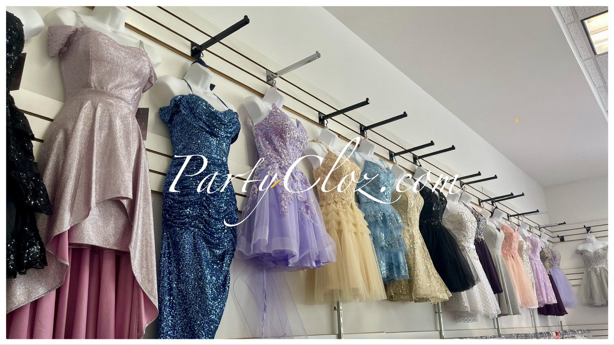 partycloz's tweet photo. We are ready for the 2026 #hoco season. We have a lot of new styles of #homecoming #dresses. More photos coming in the next few days. https://t.co/RXOHdU2stx