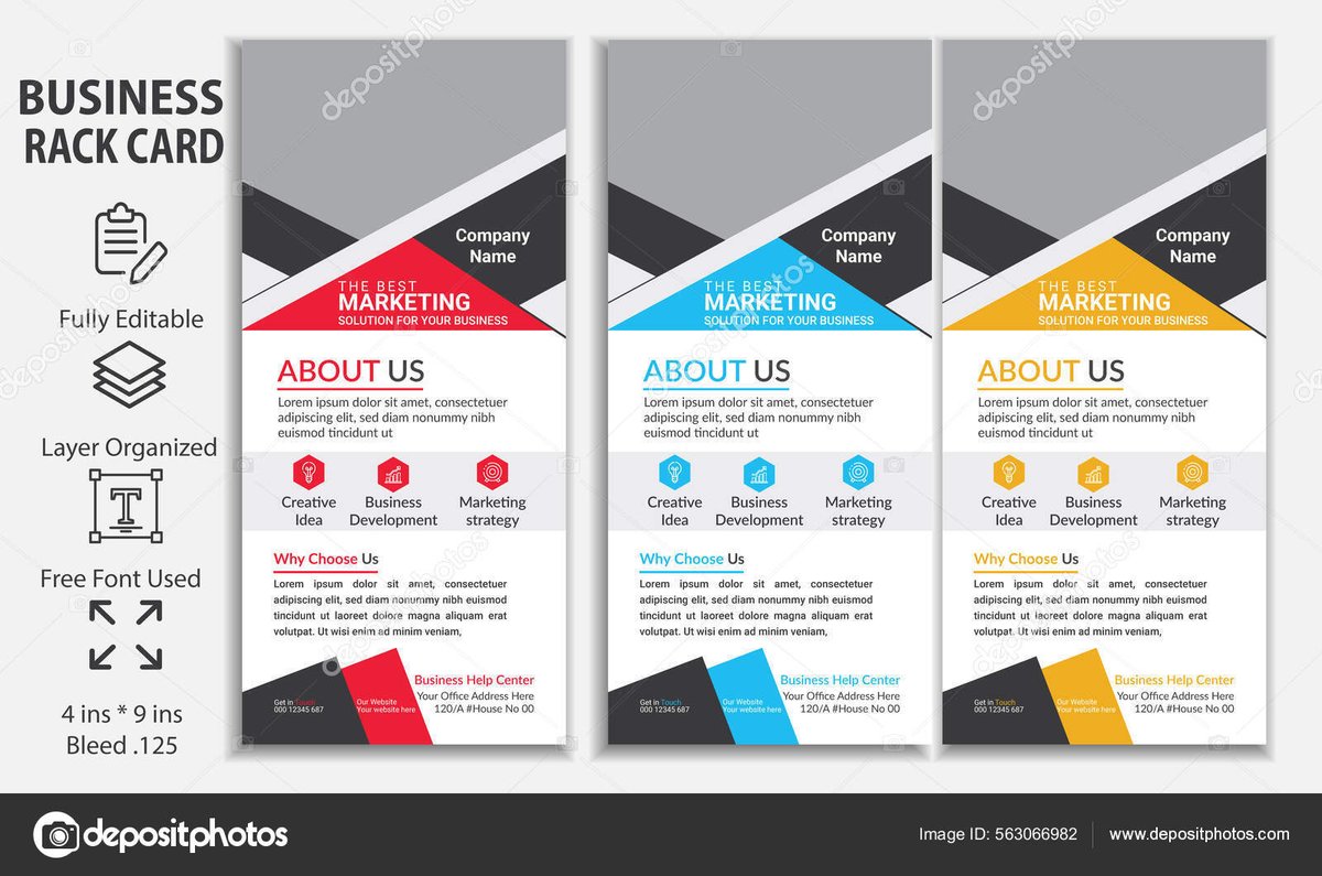 Tohira170341's tweet photo. Corporate Rack Card Template design. Business dl Flyer >> https://t.co/5bje3V2e0V
#CorporateDesign #RackCardTemplate #BusinessFlyer #MarketingMaterials #PrintDesign #GraphicDesign #FlyerDesign #BrandPromotion #VisualMarketing #BusinessPromotion https://t.co/O76PZ75PmU