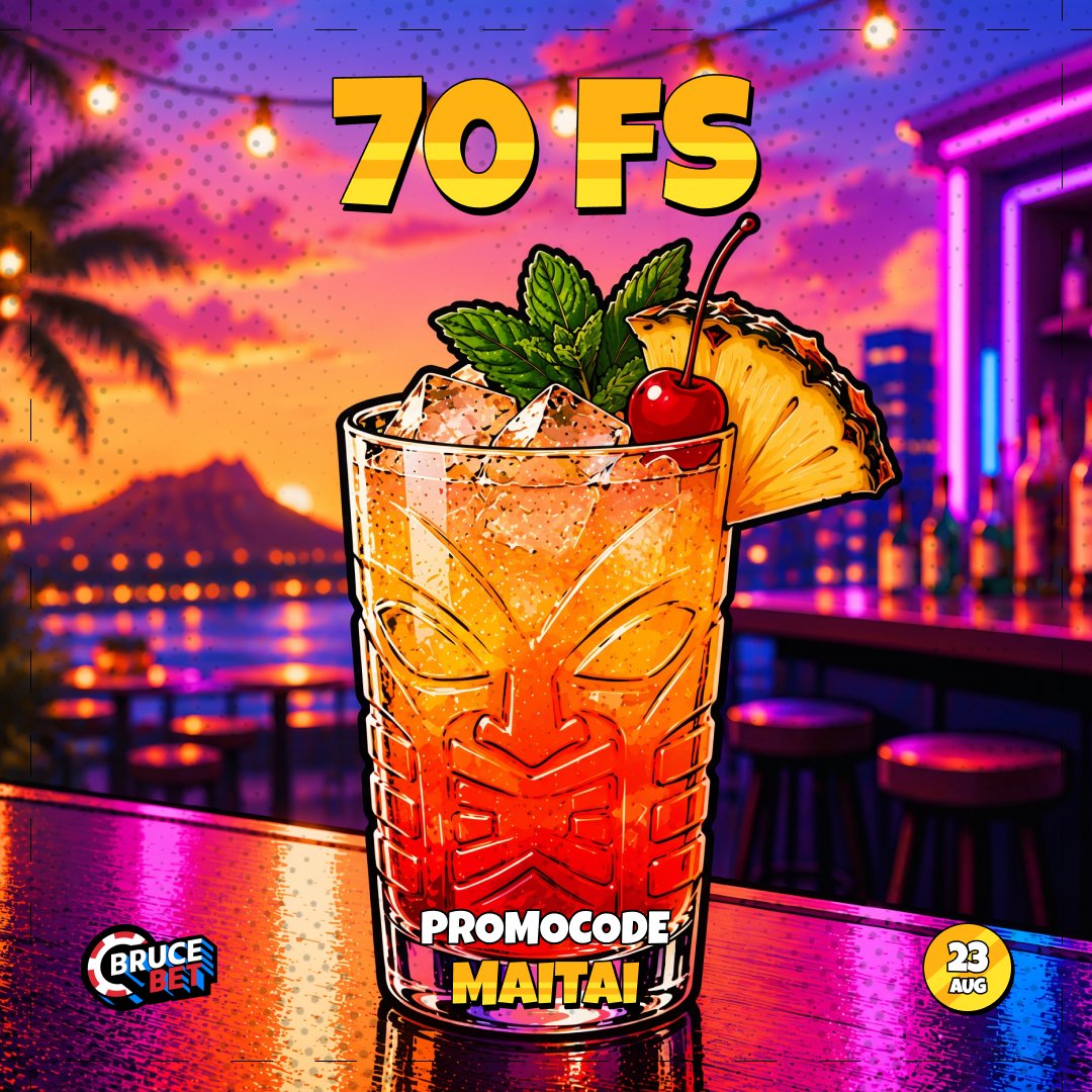 BruceBet_play's tweet photo. 🍹 Advent Promocode

The next Advent mission comes with an island-inspired mix
🍸 Promocode: MAITAI
🎁 Reward: 70 FS in Dig Dig Digger

A splash of luck, a powerful reward, and another step toward completing the Bruce Bet Advent Calendar

Activate Bonus 👇
https://t.co/LKU10gjici https://t.co/VBXPrM6UTZ