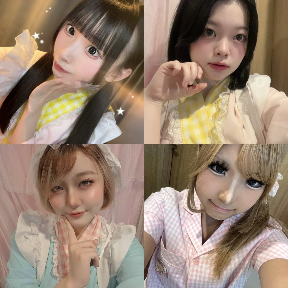 prethe_parthe's tweet photo. 本日も17時からお茶会開始してます♩

🎀るい　@rui_marumaru 
🎀なこ　@nikkoriega0chan 
🎀うしお　@10_wen_01 
🎀あげは　@swallowtaililov 

#コンカフェ　#上野　#湯島 https://t.co/1FSyEjQpBv