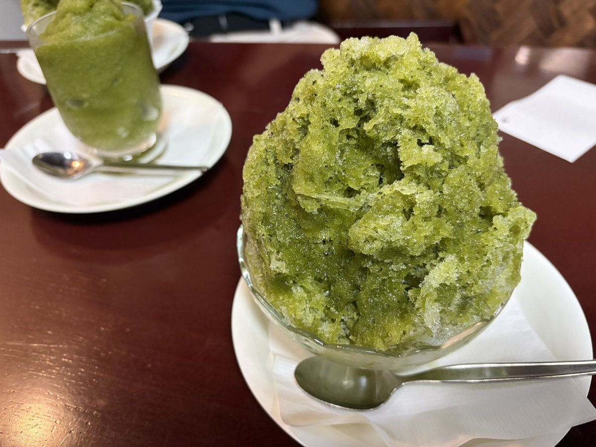 tennooo's tweet photo. 夏の抹茶２選
実家でお点前の練習もたくさんできてよかった◎ https://t.co/Eclze3XhR3