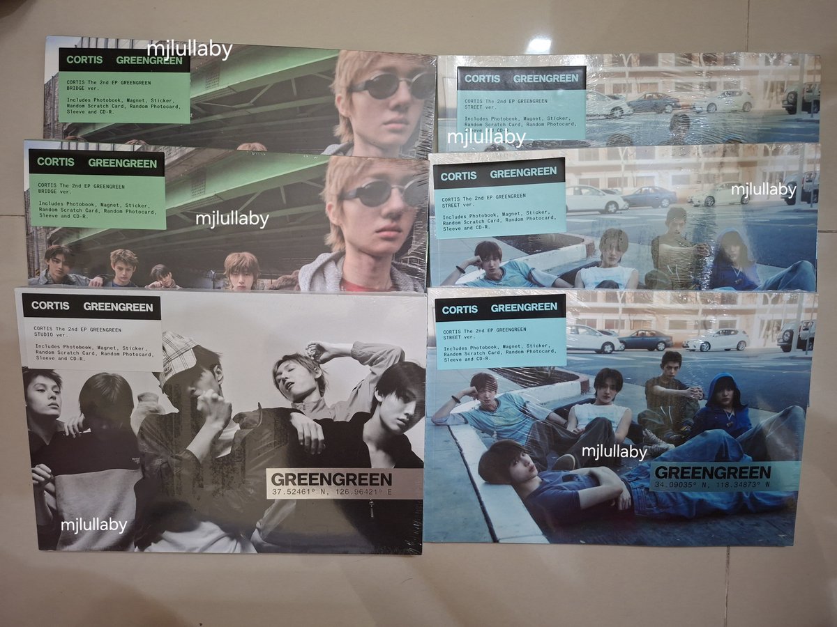 mjlullaby's tweet photo. WTS Album Cortis GREENGREEN Photobook Ver.

⭐️ Bridge: 250k
⭐️ Street: 265k
⭐️ Studio: 270k

✅️ Sealed
✅️ Ready INA, bisa langsung CO Shopee 
✅️ Splitpay only
❌️ Packing &amp; admin
📍 Depok

t. wts wtb album photobook cortis greengreen gg https://t.co/FZBjxIqItu