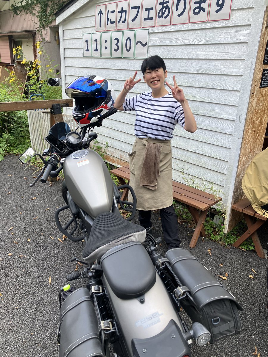 tomohiko_iida's tweet photo. ＃レブル250
＃ヒノハラテラス
今日は奥多摩方面へソロツー。
姐さん元気でした😆 https://t.co/bOKGGrmamZ