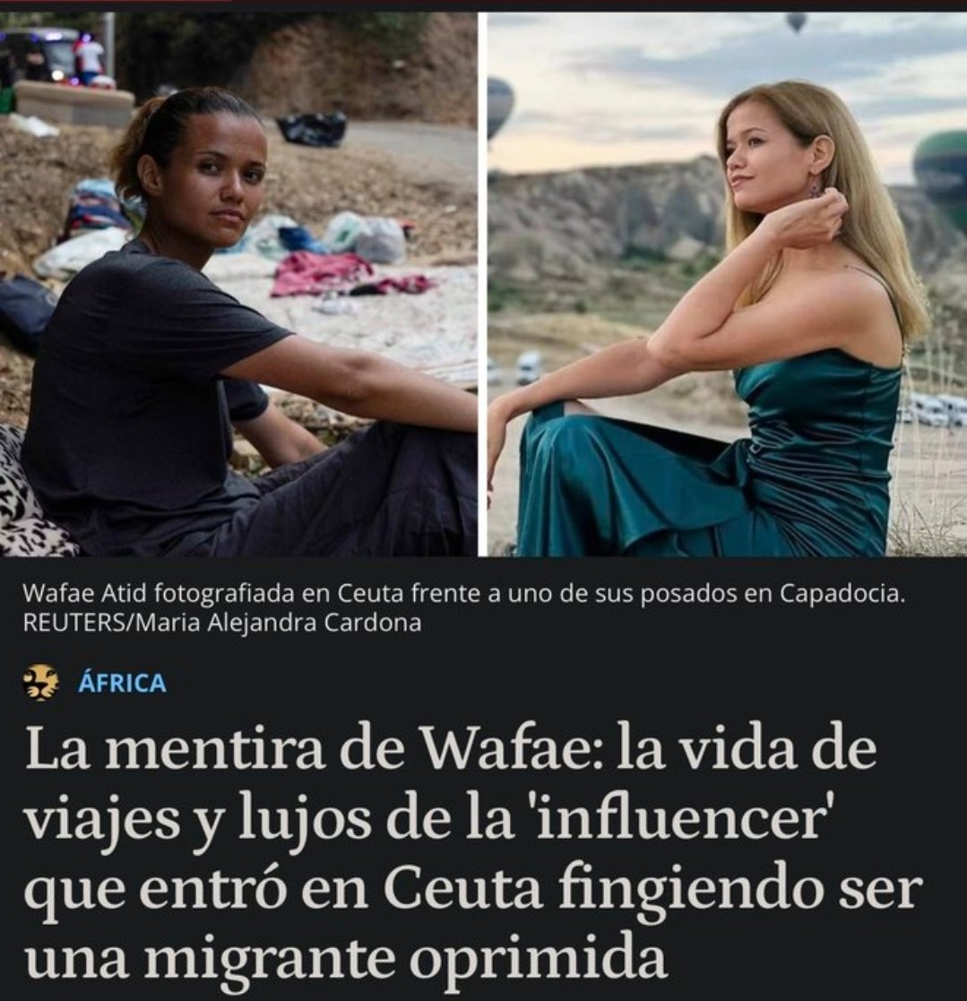 Tabarnia_BCN's tweet photo. Ojo que @elperiodico de Cataluña se une al bulo de Lo País y hoy en su página 15 insiste en vendernos que Wafae Atid es una pobre inmigrante y no una influencer millonaria. https://t.co/l1oPJbRgvo