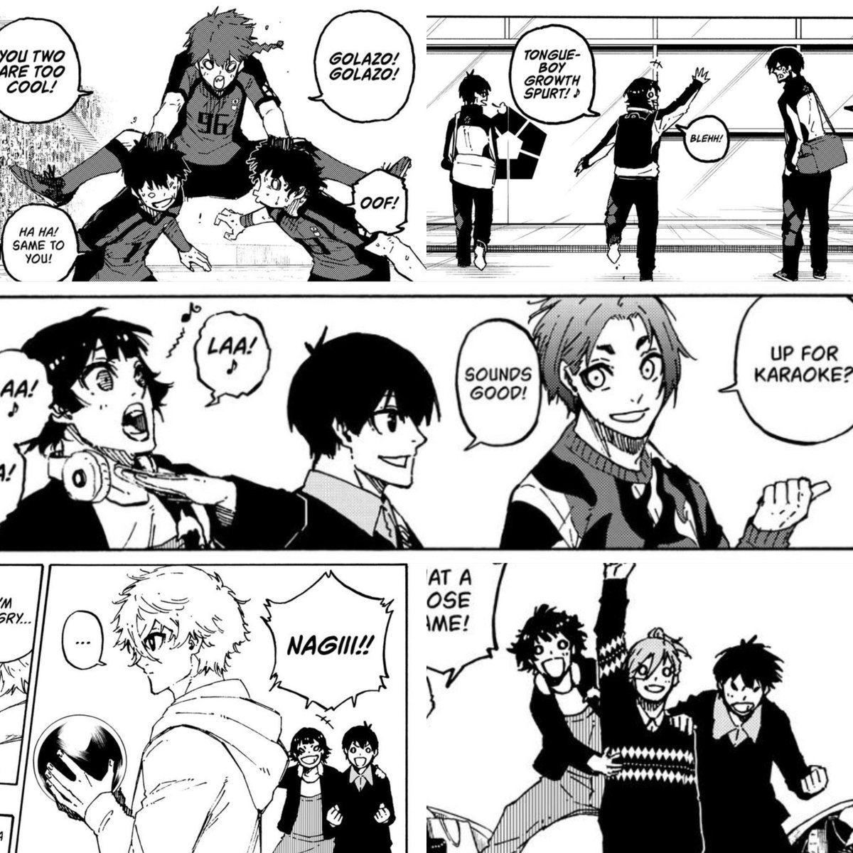 Mikashiiro's tweet photo. Anyone + Bachira+ Isagi is a great trio https://t.co/VQgGhbshqs