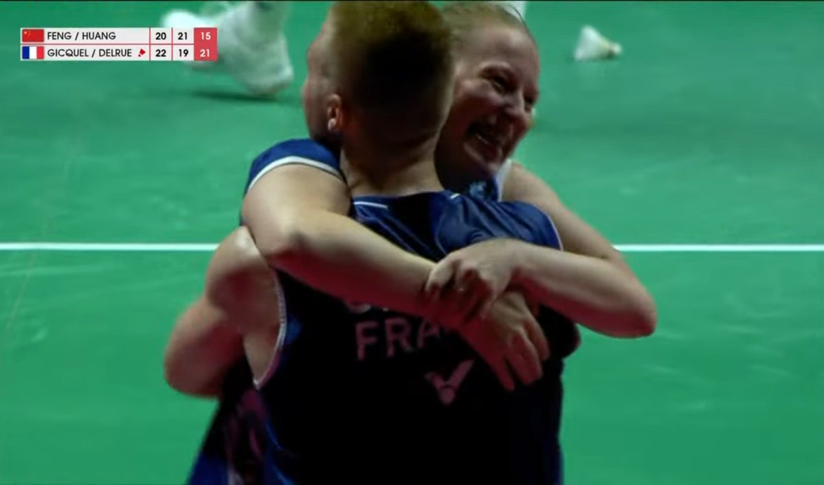 namanruhela13's tweet photo. What a day for french badminton 🇫🇷
First ever world champions for france.

Huang dongping still unable to get that eluded wch gold medal.

#worldchampionships #badminton #BWC #delhi #frace https://t.co/41GHxOseVP