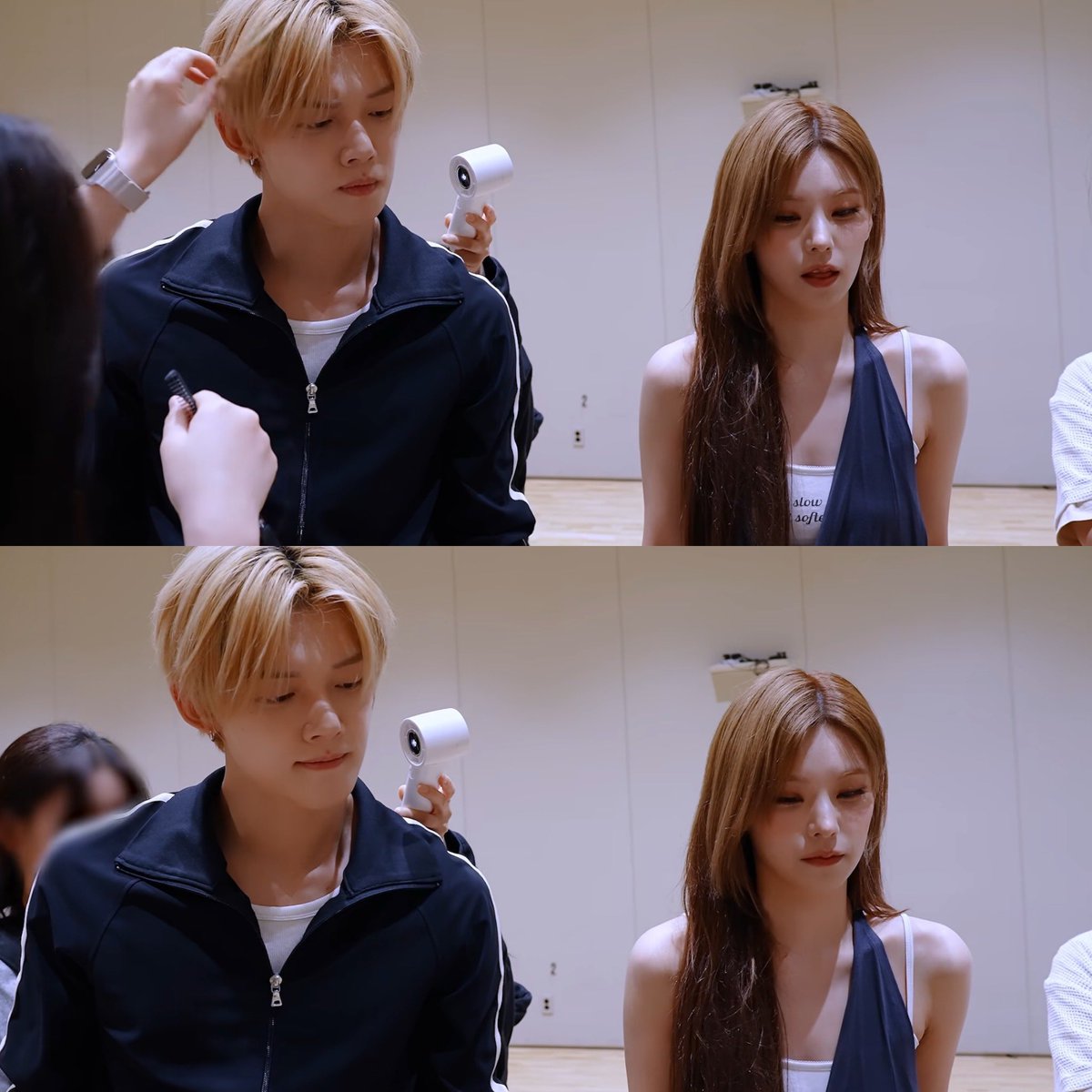 closetobeomgyu's tweet photo. i still kind of can’t believe i got to witness yeonjun and yeji in one frame https://t.co/kPyxcCC04r
