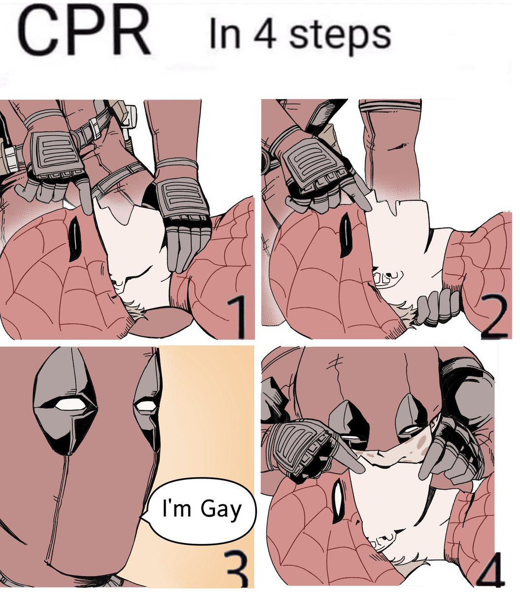 og0np's tweet photo. #spideypool https://t.co/33v7oANCnl