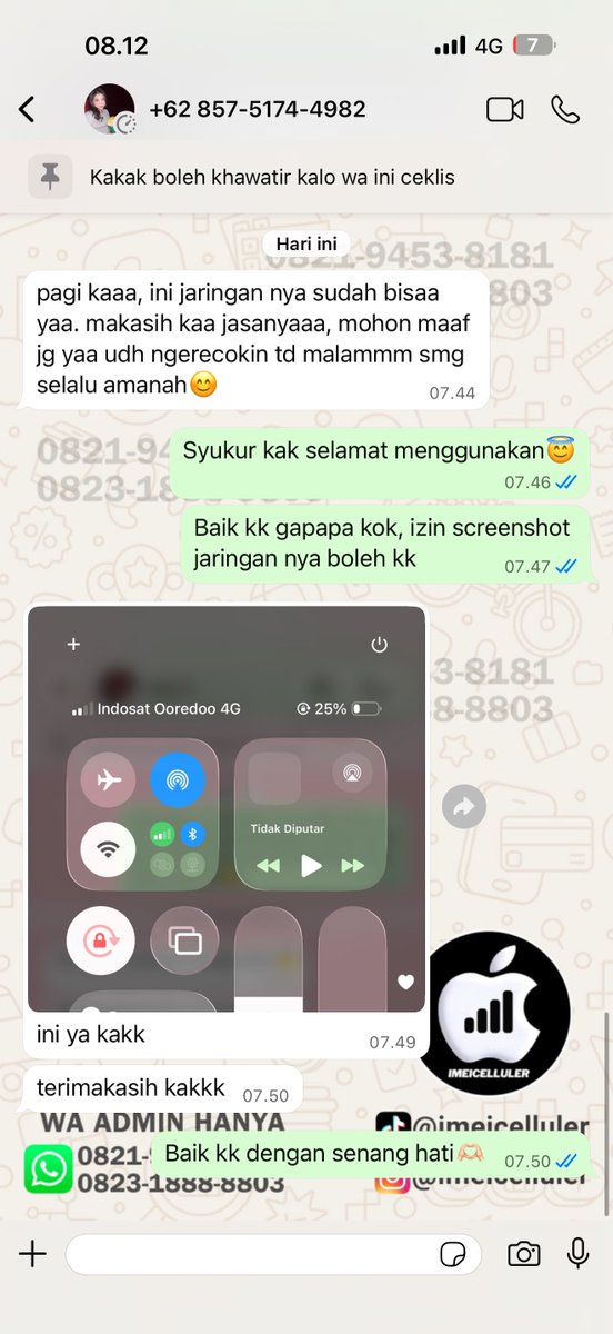 imeicelluler's tweet photo. Menerima Unblock IMEI sampai sinyal muncul baru bayar? Boleh banget imeicelluler solusinya🥰🥰
 𝐖𝐀 𝐘𝐆 𝐃𝐈 𝐁𝐈𝐎 ya guys 🥳, 𝐒𝐎𝐒𝐈𝐀𝐋 𝐌𝐄𝐃𝐈𝐀 𝐈𝐌𝐄𝐈𝐂𝐄𝐋𝐋𝐔𝐋𝐄𝐑 klik link dibawah ini https://t.co/tvBF71EyNj https://t.co/BLxdcX9q2R
