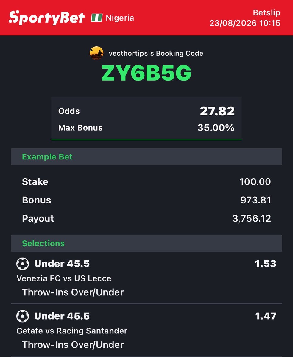 VecthorTips's tweet photo. QKZ8H3

GTU637
UJLJ85

T4FTFG
ZY6B5G

JUST THROW-INS https://t.co/qPfgvqIDq2 https://t.co/RTK2PJJ6xt
