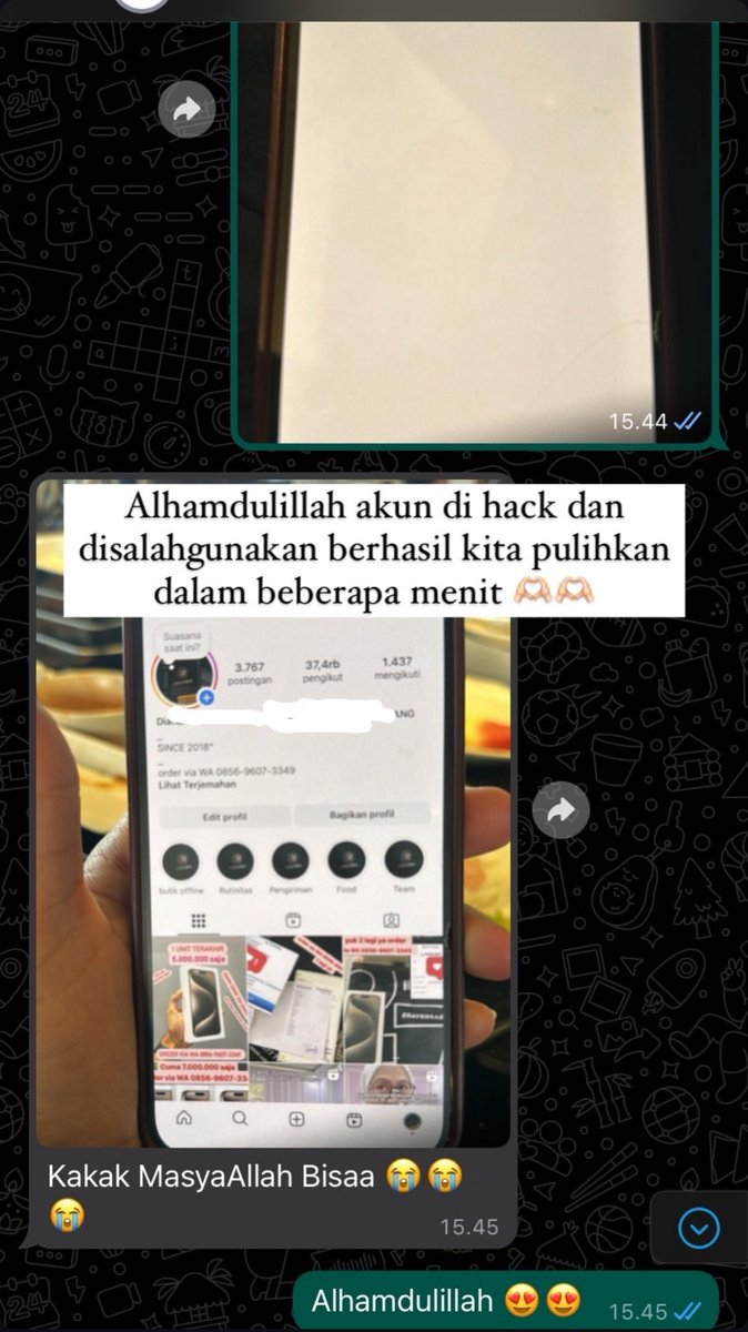 FDELRINCONEWS's tweet photo. open jasa balikin &amp; hapus akun.

✧˚ pemulihan akun
- instagram, tiktok, whatsapp, line, facebook, x, gmail, telegram dll

✧˚ hapus akun
- facebook, tiktok, instagram, line, whatsapp, twitt / x, dll

Sadap Wa, hack akun, lacak lokasi ? https://t.co/AcO84x6Jir