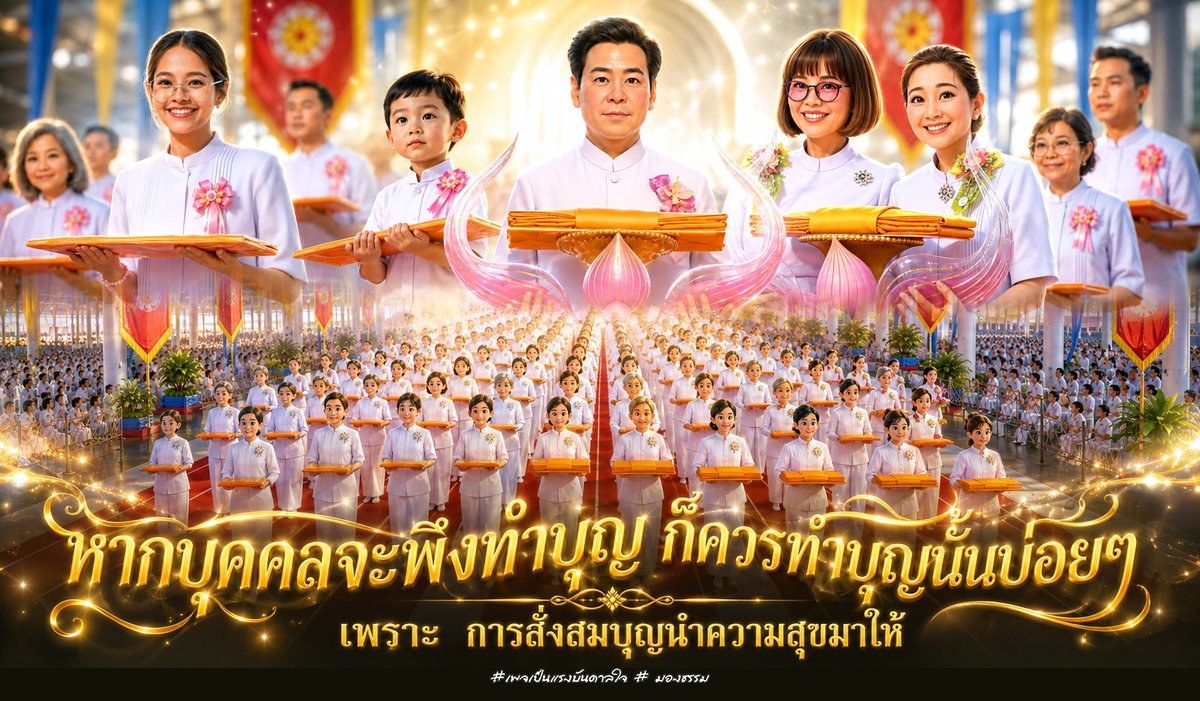 meeBamee1's tweet photo. สร้างบารมีไม่มีเว���นวรรค
พระสัมมาสัมพุทธเจ้าตรัสว่า 
หากบุคคลจะพึงทำบุญ ก็ควรทำบุญนั้นบ่อยๆ 
ควรทำความพอใจในบุญ นั้น 
เพราะการสั่งสมบุญนำความสุขมาให้

นางลาชเทวธิดา มก. ๔๒/๑๔, มจ. ๒๕/๖๘
อนุโมทนาบุญกับผู้มีบุญทุกท่าน
#เป็นแรงบันดาลใจ #มองธรรม https://t.co/2G0zDKLLMy