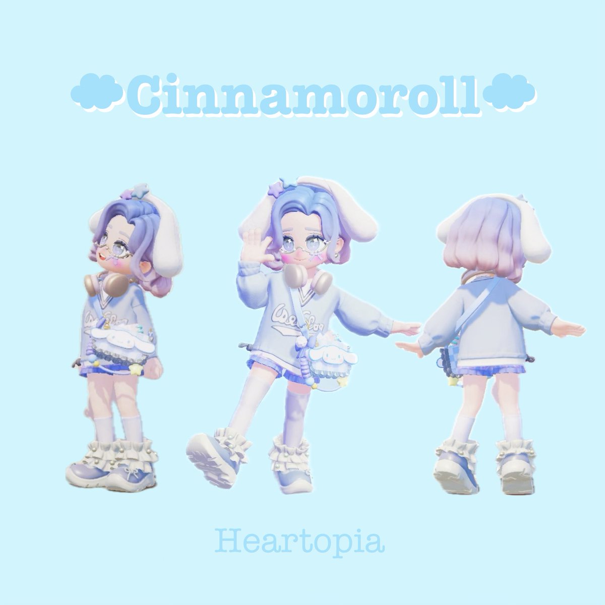 machi_heartopia's tweet photo. 微課金によるサンリオコラボコーデ🎀

#ハートピア https://t.co/ZMzjDAZ8CD