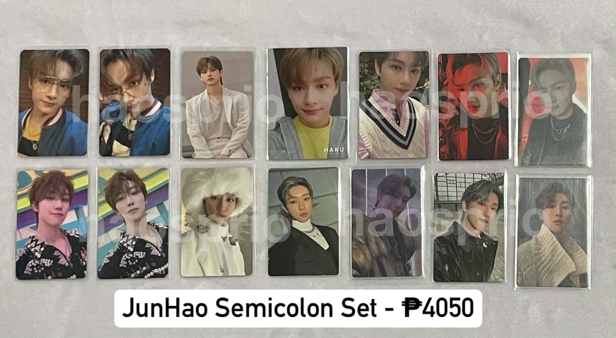 haosprio's tweet photo. wts lfb ph

✧ assorted seventeen jun the8 sets

⤻ payo (prio !) / 50% nrdp, 1 month rb
⤻ no to sensitive, good condi
⤻ can give discount if take all
⤻ reply / dm to mine

𖥻 svt junhao wen junhui xu minghao pusa semicolon face the sun specs https://t.co/wkaaJOvhhb