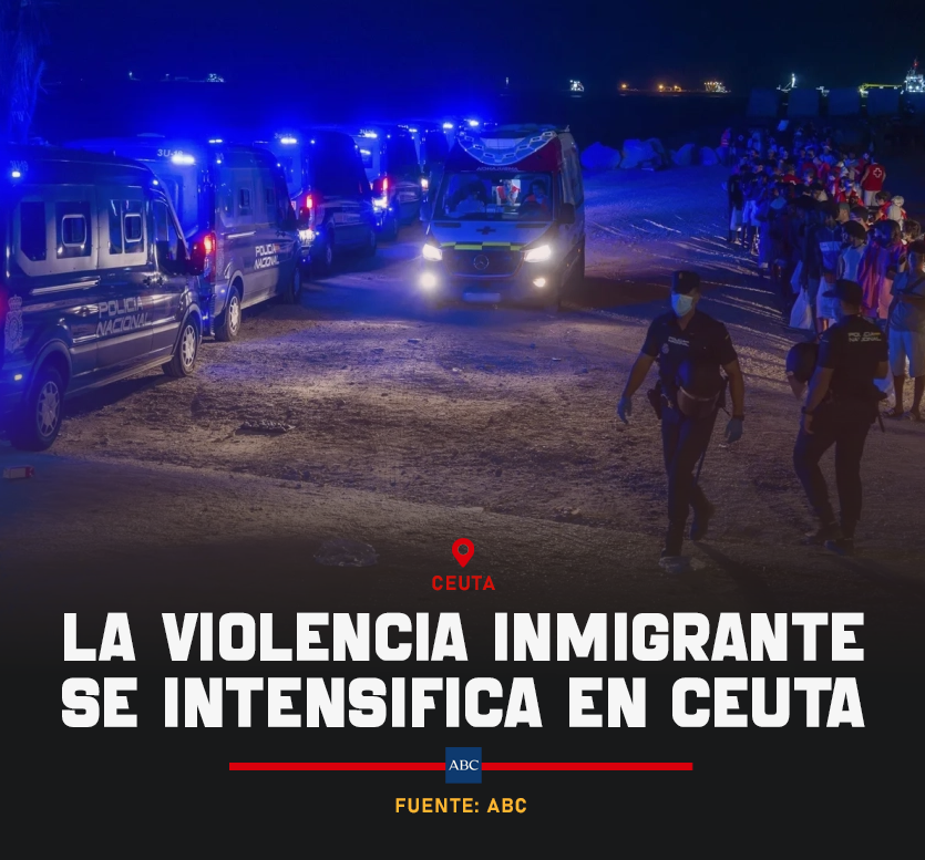 invadidos_com's tweet photo. 🔴 #ÚLTIMAHORA | Un grupo de marroquíes ha apalizado y robado esta madrugada a un agente de la Guardia Civil fuera de servicio en Ceuta.

Unas horas antes, otro marroquí puso una navaja en el cuello a una joven que iba a una despedida de soltera y le robó el bolso. https://t.co/5AJMKlFL10