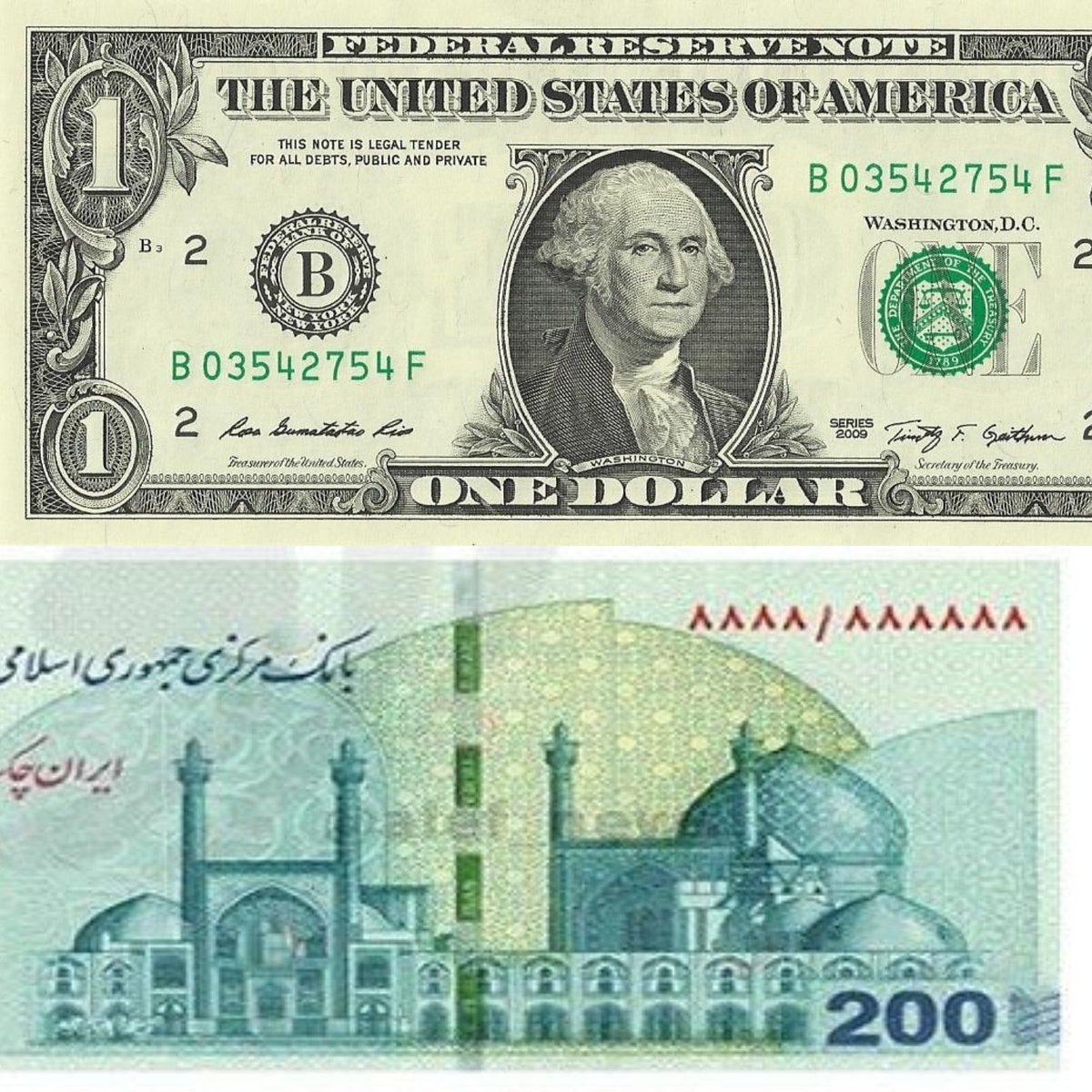 VahidKhatami's tweet photo. یک دلار = ۲،۰۰۰،۰۰۰ ریال https://t.co/Pck0uuwcGj