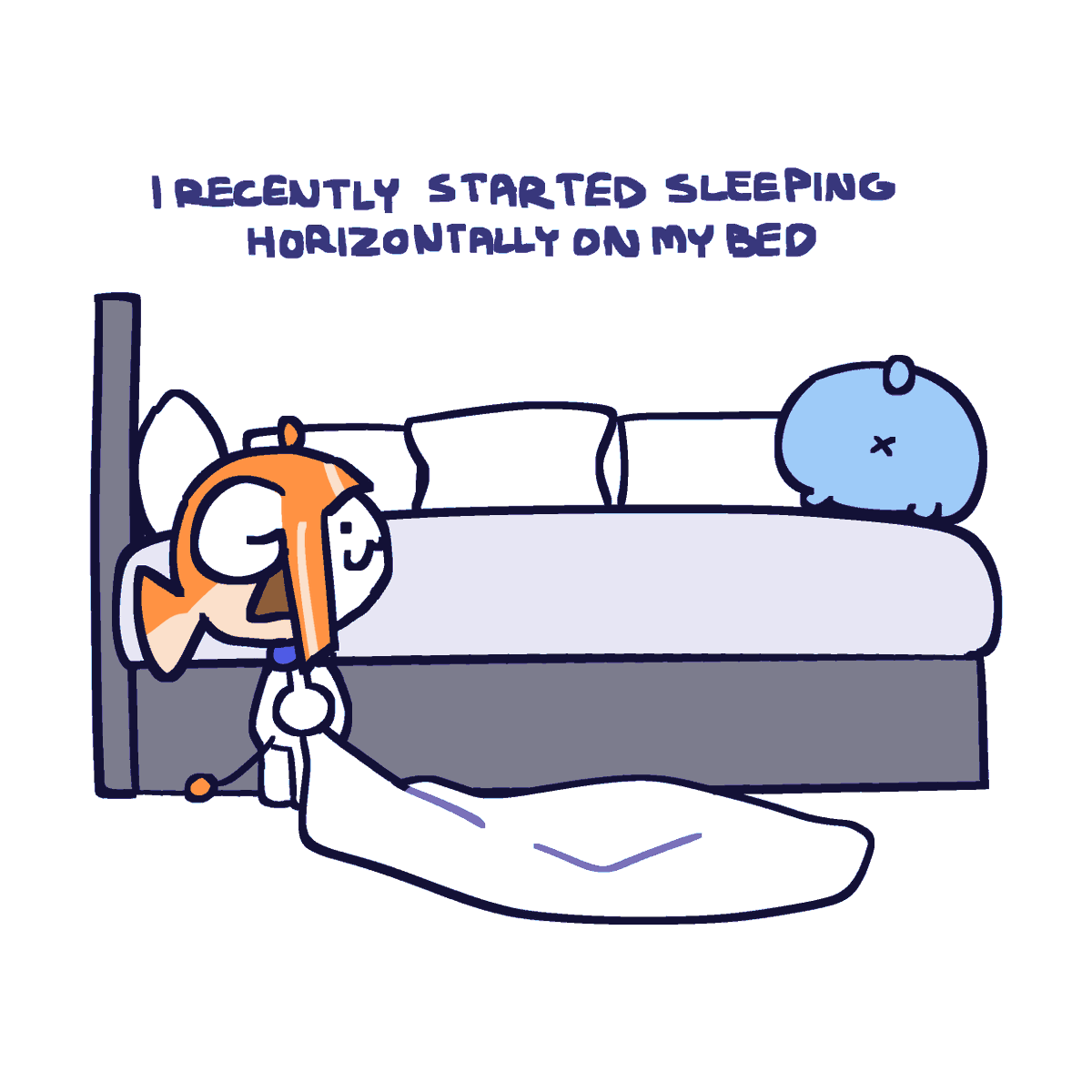 PeniQubit's tweet photo. me and my biggest bed! https://t.co/ITlaXgSqzp