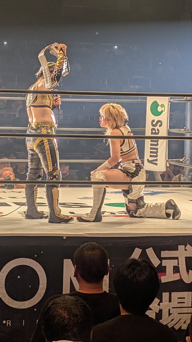 lf_ymiya's tweet photo. とりあえず前半戦まで終了。思ったより早く次々とカードが決まっていくな(´・ω・｀)

#STARDOM https://t.co/lQnsgjCaxX