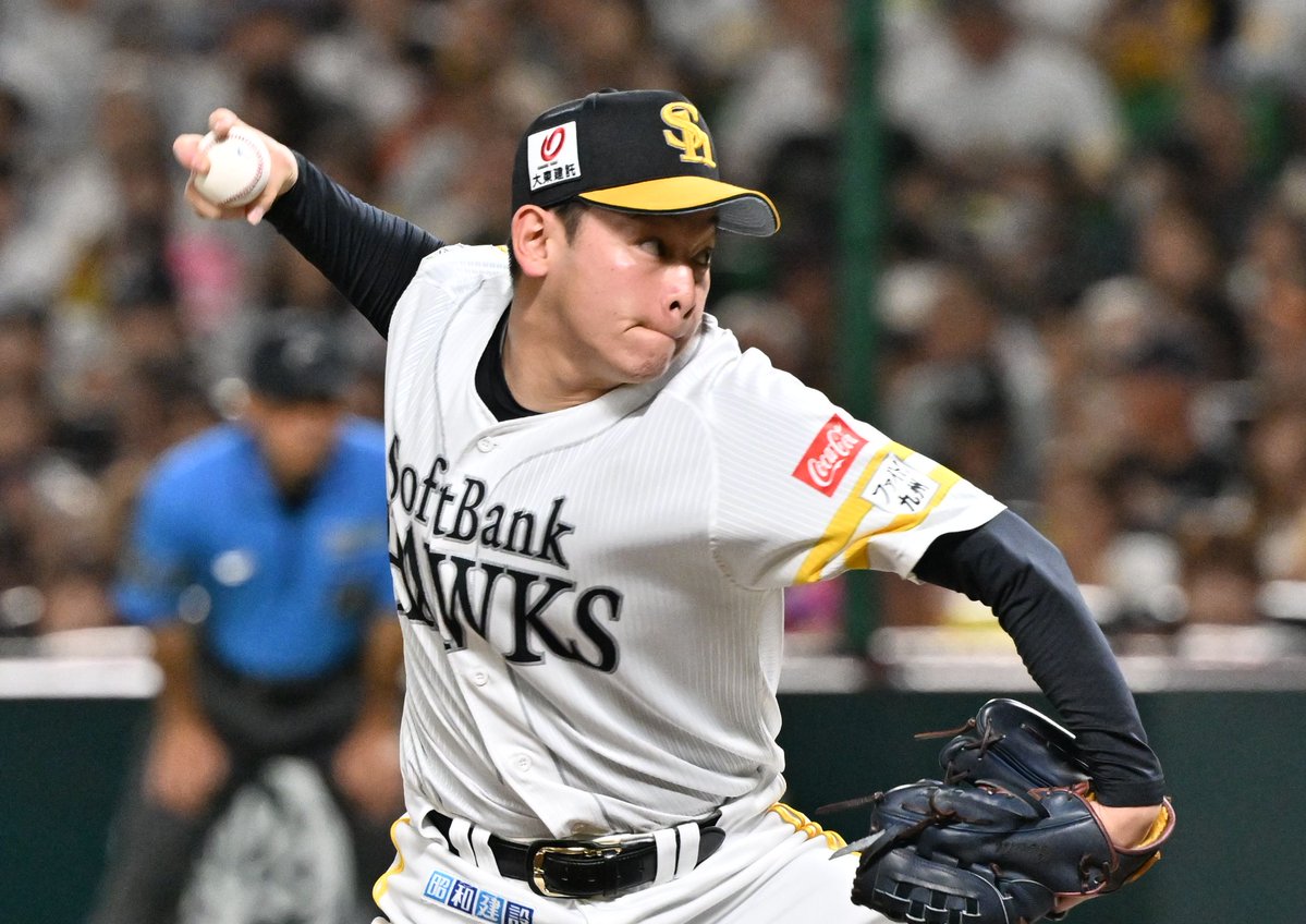 nishispo_hawks's tweet photo. 「チャンスでしかない」
ドラ3ルーキー鈴木豪太投手が10試合連続無失点中

「方程式」入りへ猛アピール

▼記事はこちらから▼#sbhawks
https://t.co/0kXhncN8cQ https://t.co/ivkH0lzqUJ